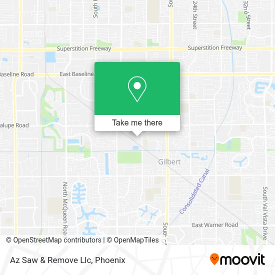 Az Saw & Remove Llc map