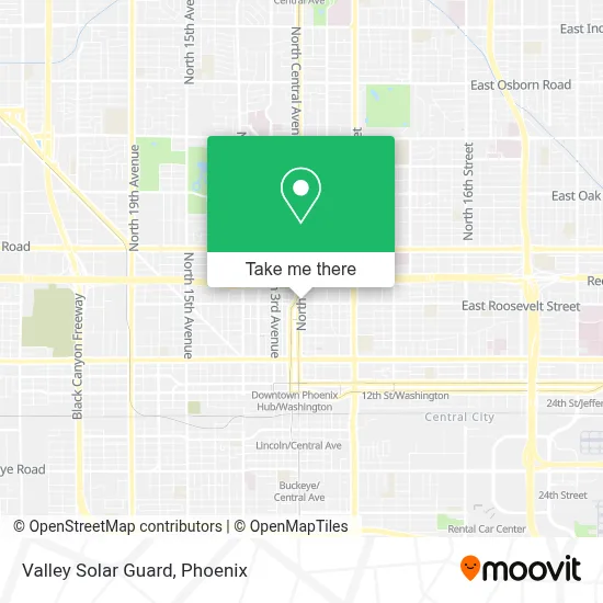Valley Solar Guard map