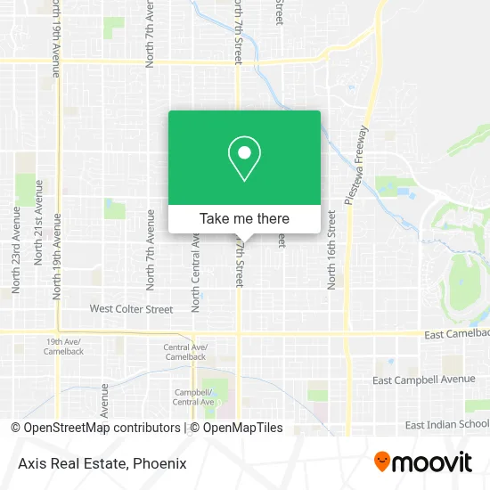 Axis Real Estate map