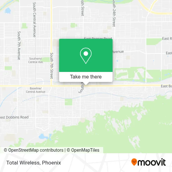 Total Wireless map