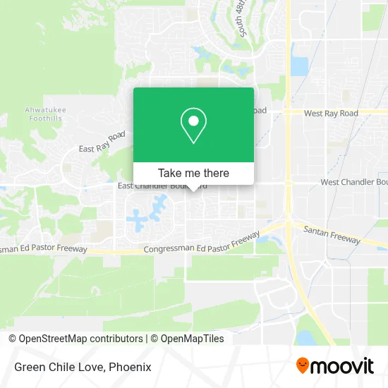 Green Chile Love map
