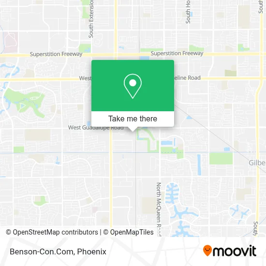 Benson-Con.Com map