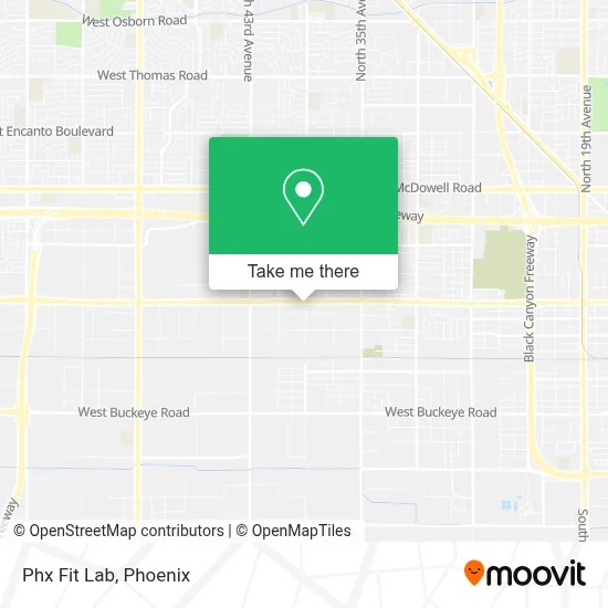 Phx Fit Lab map