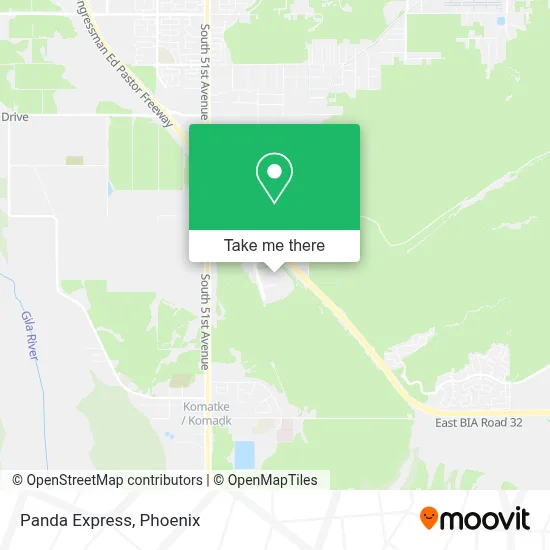Panda Express map