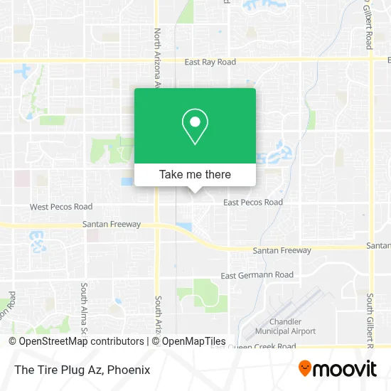 The Tire Plug Az map