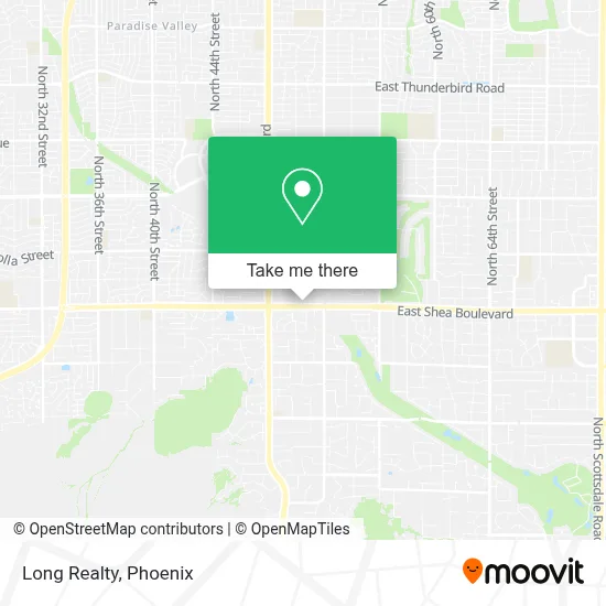 Long Realty map