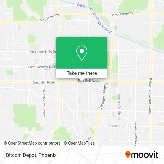 Bitcoin Depot map