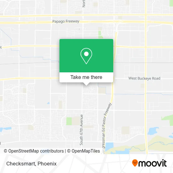 Checksmart map