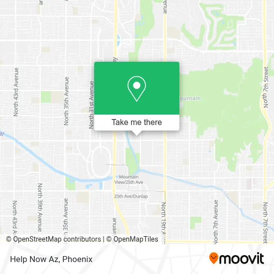 Help Now Az map