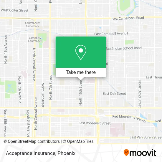 Acceptance Insurance map