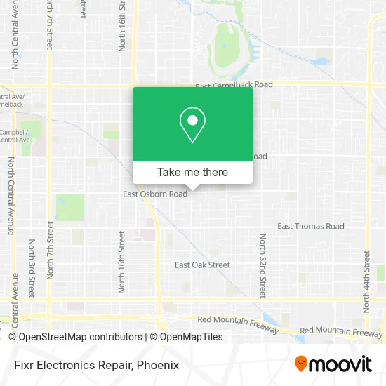 Fixr Electronics Repair map