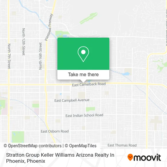 Stratton Group Keller Williams Arizona Realty In Phoenix map