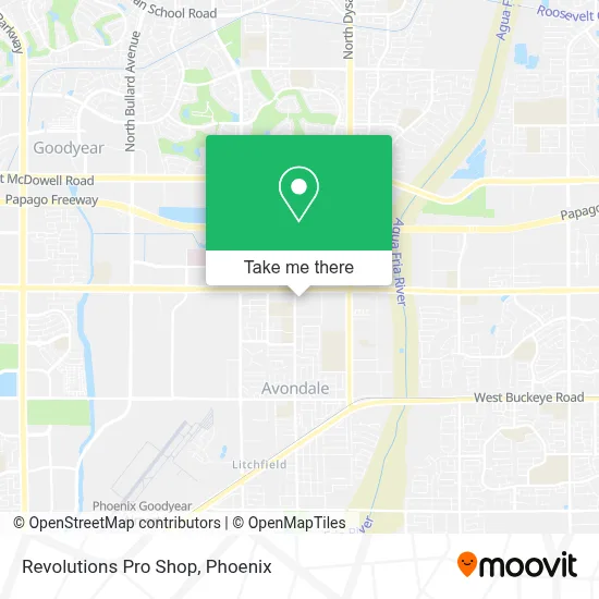 Revolutions Pro Shop map
