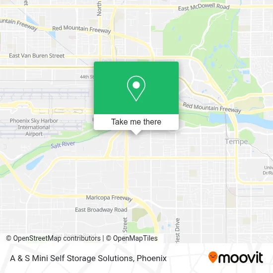 A & S Mini Self Storage Solutions map