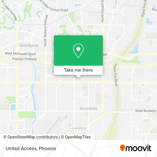 United Access map