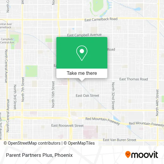 Parent Partners Plus map