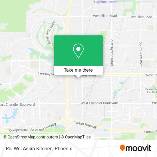 Pei Wei Asian Kitchen map