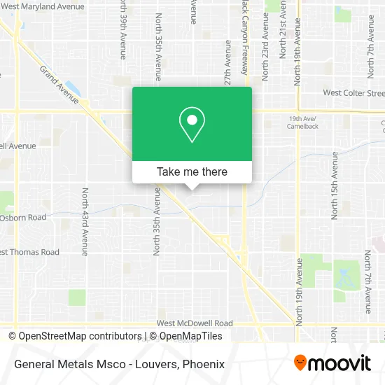 General Metals Msco - Louvers map