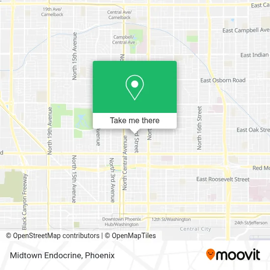 Midtown Endocrine map