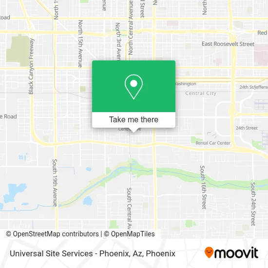 Universal Site Services - Phoenix, Az map