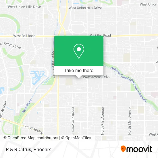 R & R Citrus map