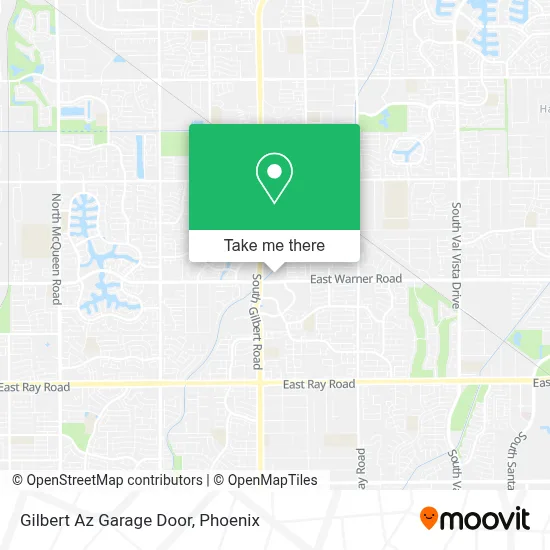 Gilbert Az Garage Door map