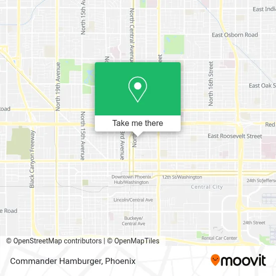 Commander Hamburger map