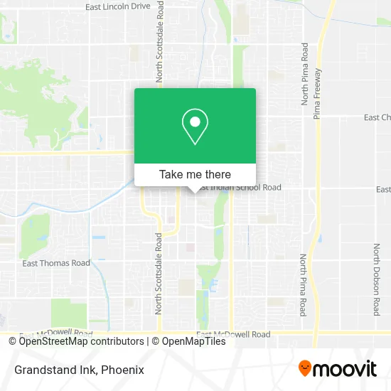 Grandstand Ink map