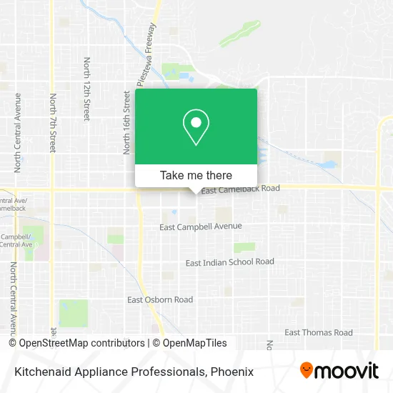 Kitchenaid Appliance Professionals map