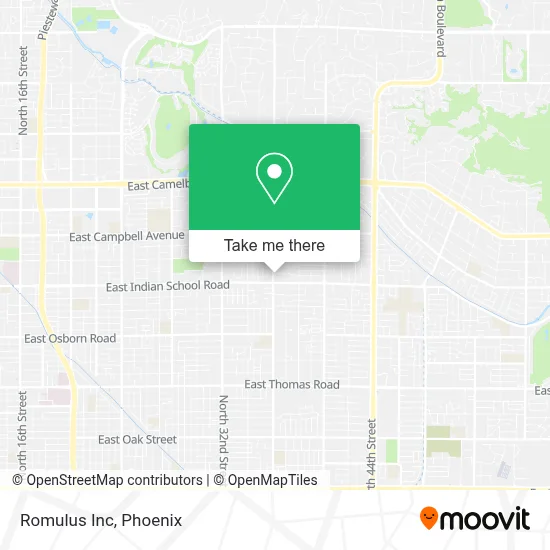 Romulus Inc map