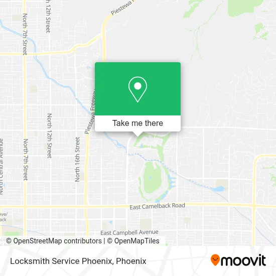 Locksmith Service Phoenix map