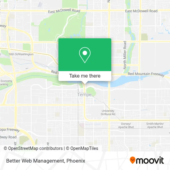 Better Web Management map