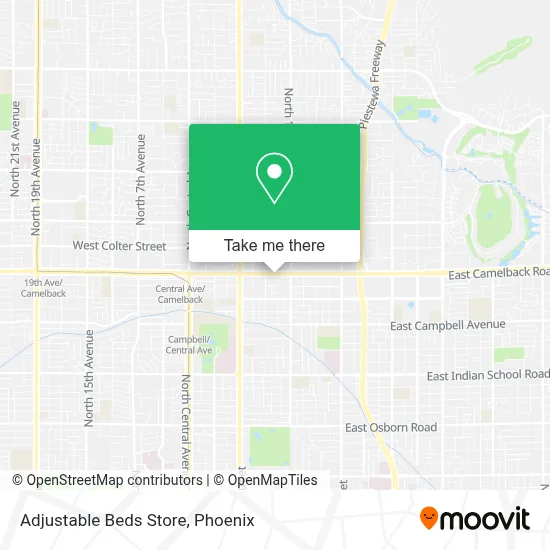 Adjustable Beds Store map