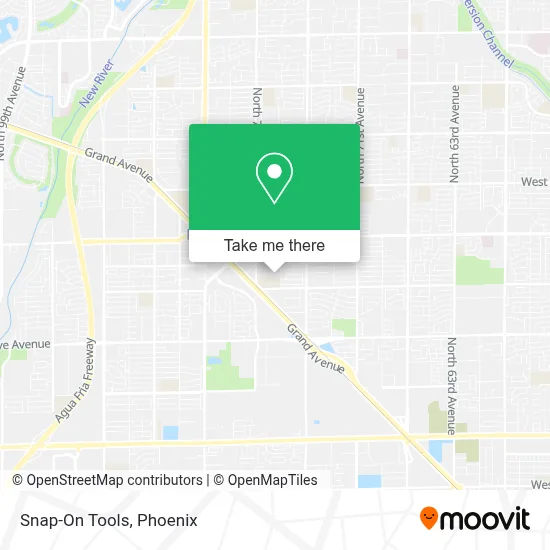 Snap-On Tools map