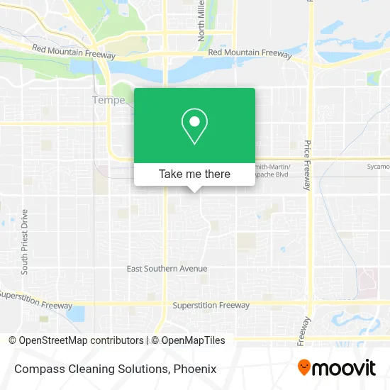 Compass Cleaning Solutions map