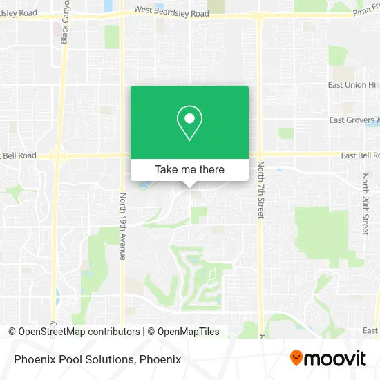 Phoenix Pool Solutions map