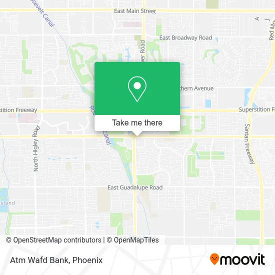 Atm Wafd Bank map
