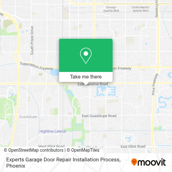 Experts Garage Door Repair Installation Process map