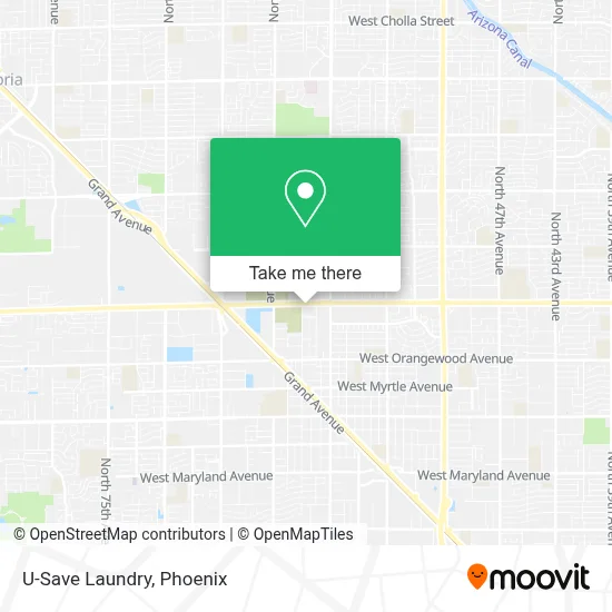 U-Save Laundry map