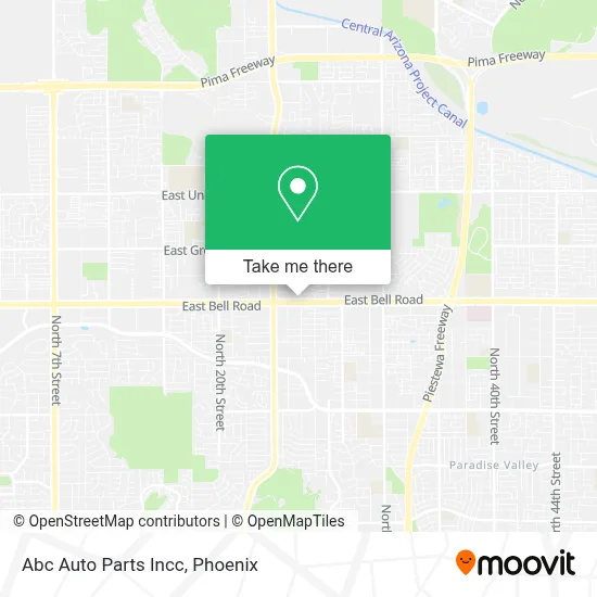 Abc Auto Parts Incc map