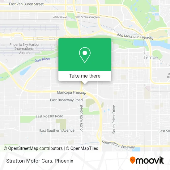 Stratton Motor Cars map
