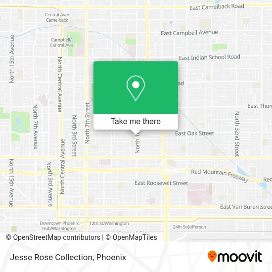 Jesse Rose Collection map