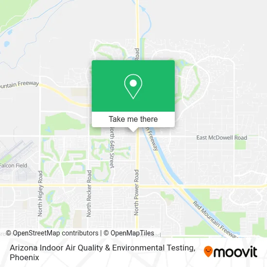 Arizona Indoor Air Quality & Environmental Testing map