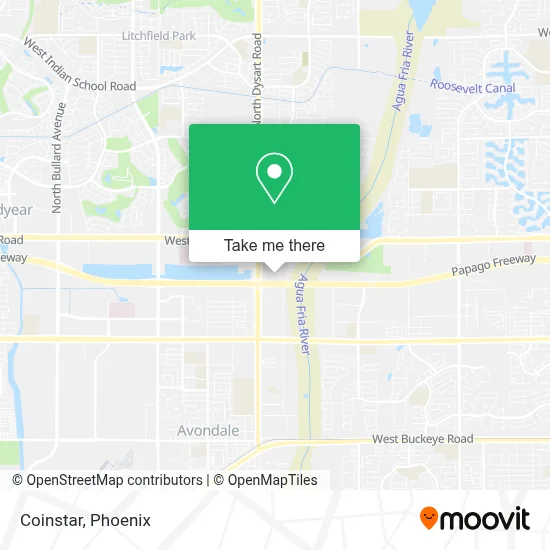 Coinstar map