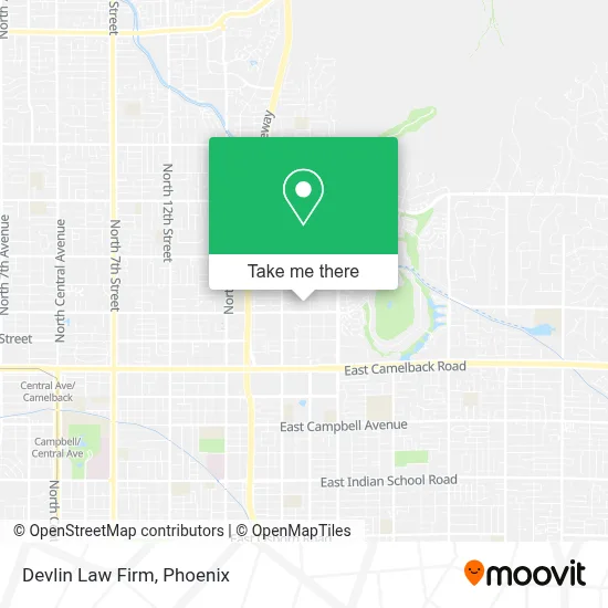 Devlin Law Firm map