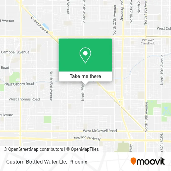 Custom Bottled Water Llc map