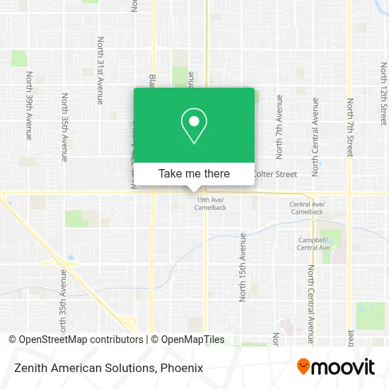 Zenith American Solutions map
