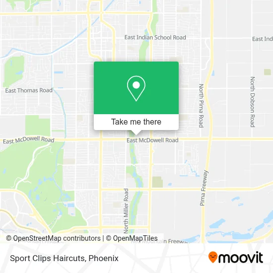 Sport Clips Haircuts map