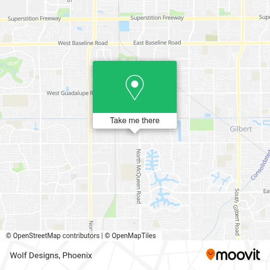 Wolf Designs map