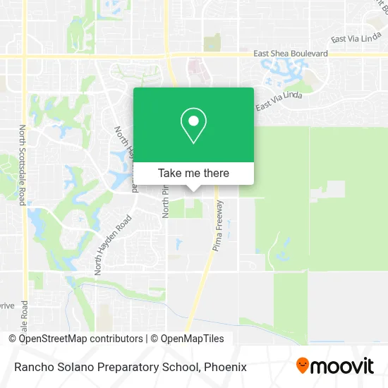 Rancho Solano Preparatory School map